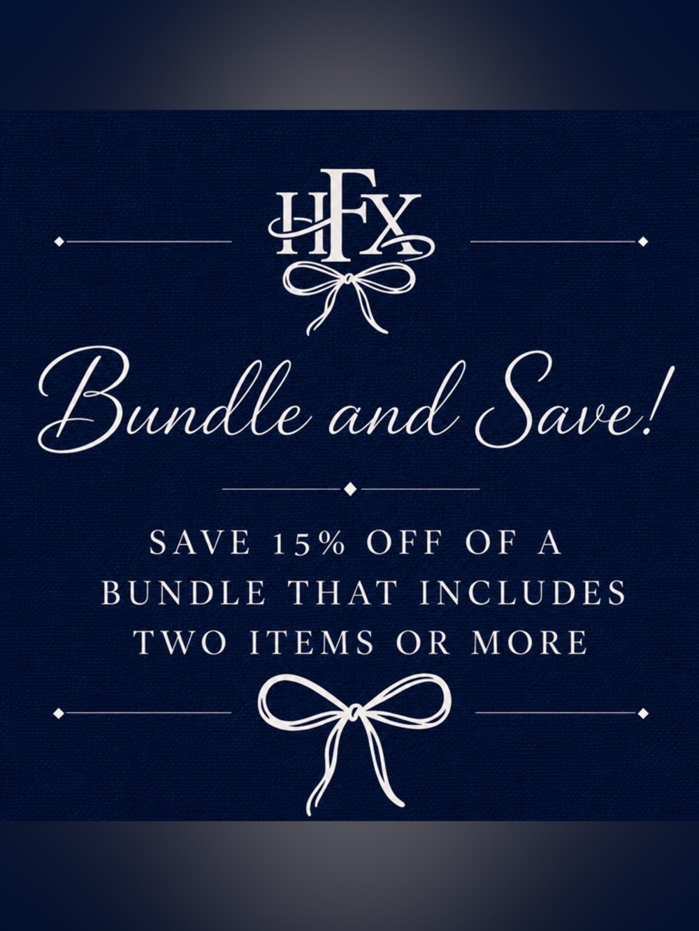 Bundle and Save 15%!